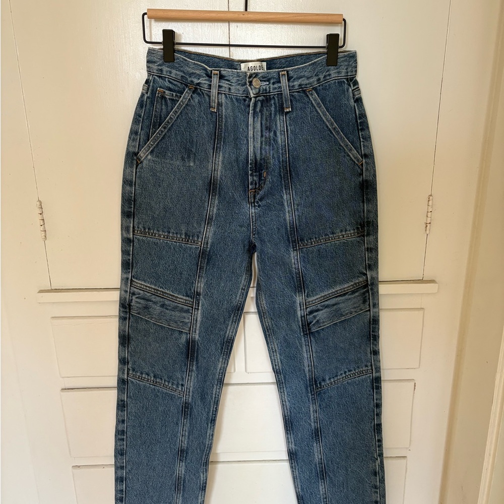 Agolde Blue Boyfriend Jeans